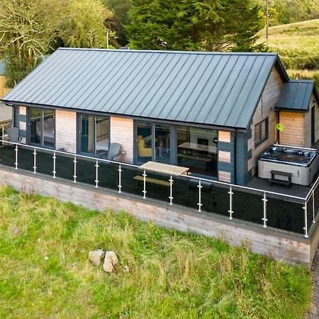 New Build Lodge With Stunning Views Of Loch Awe Hayfield  Kültér fotó