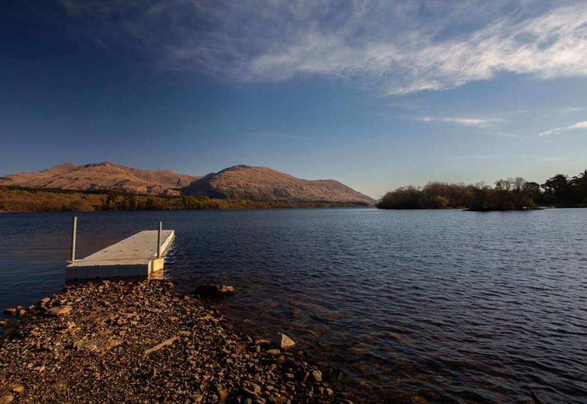New Build Lodge With Stunning Views Of Loch Awe Hayfield  Kültér fotó