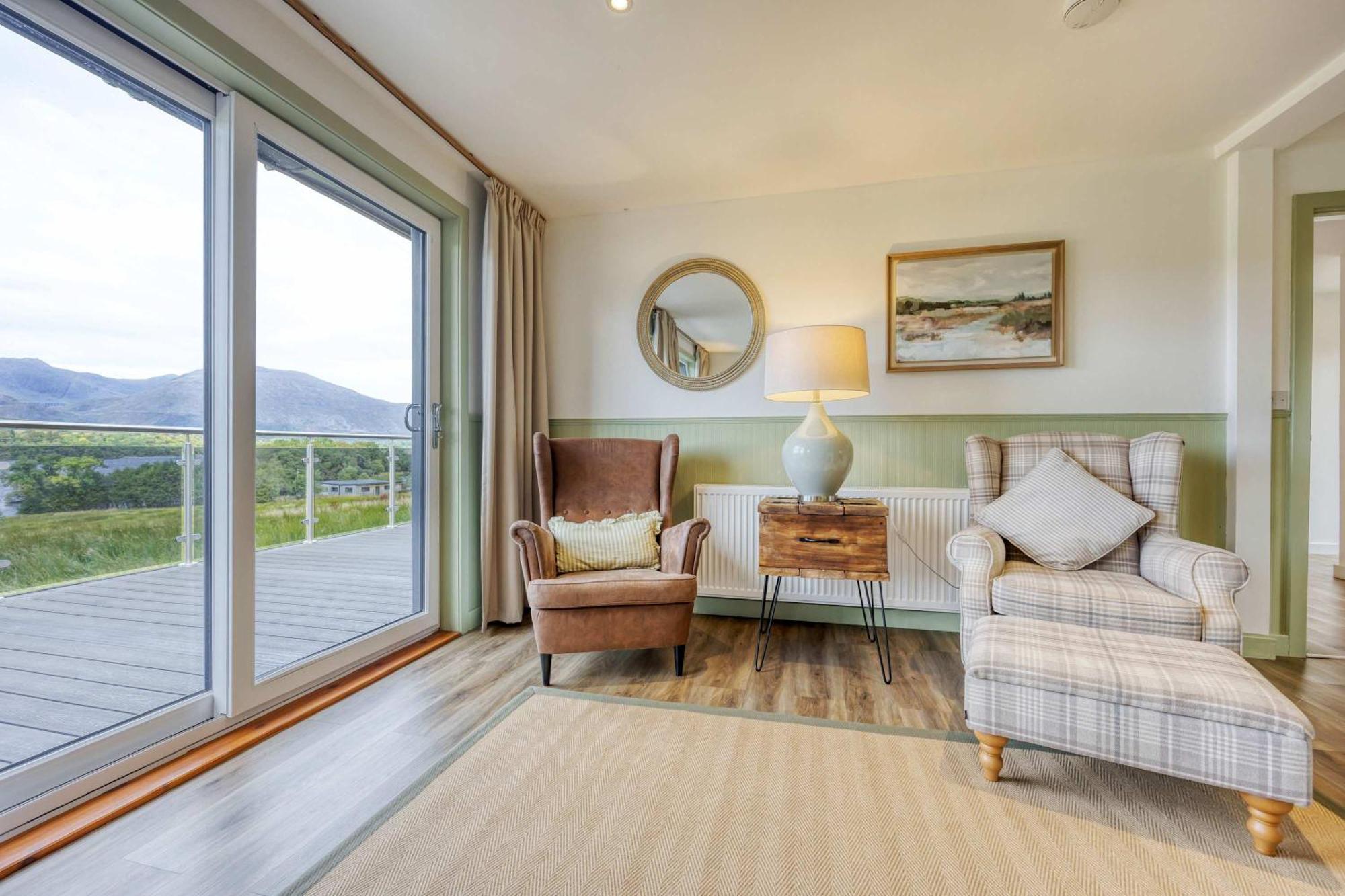 New Build Lodge With Stunning Views Of Loch Awe Hayfield  Kültér fotó
